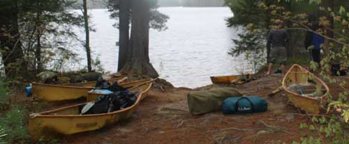 Camping with Pack Canoes Camping with Pack Canoes