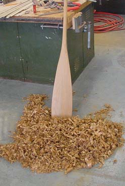 Hand-crafted paddle
