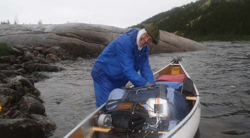 Canoe camping trip