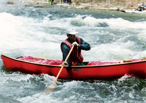 White water canoeing