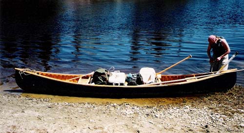 Getting ready to paddle