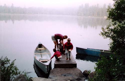 At the dock